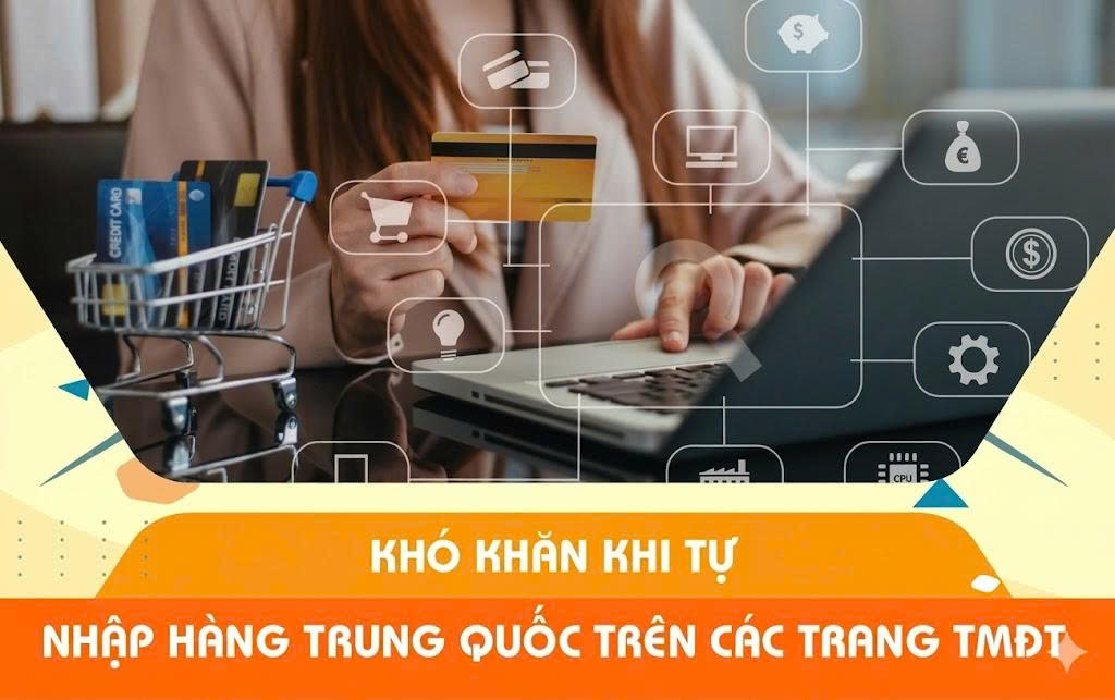 6 khó khăn khi nhập hàng Trung Quốc tự túc trên các trang thương mại điện tử