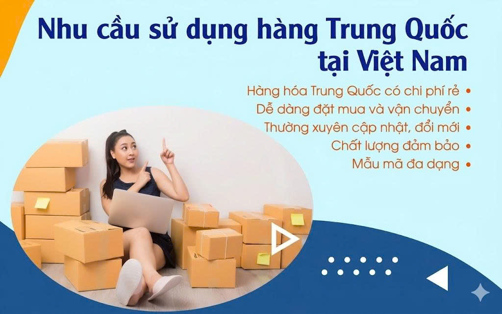 Nhu cầu sử dụng hàng Trung Quốc tại Việt Nam