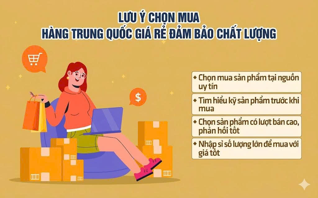 Mua hàng Trung Quốc giá rẻ có đảm bảo chất lượng không?