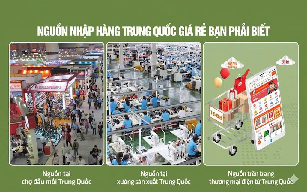 Nguồn nhập hàng Trung Quốc giá rẻ nên tham khảo