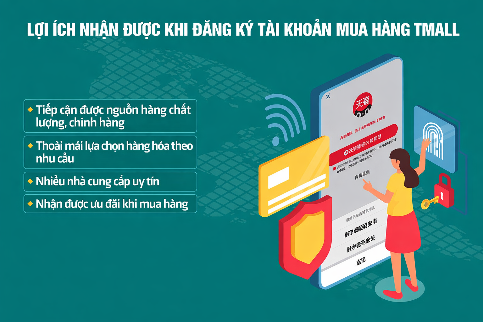 Đăng ký tài khoản Tmall mang đến lợi ích gì?