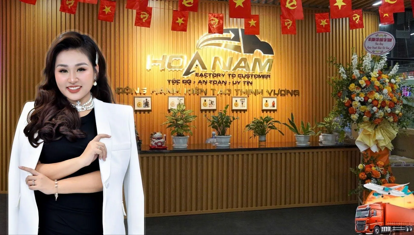 Bà Hoàng Thu Ngọc - CEO Hoa Nam Logistics